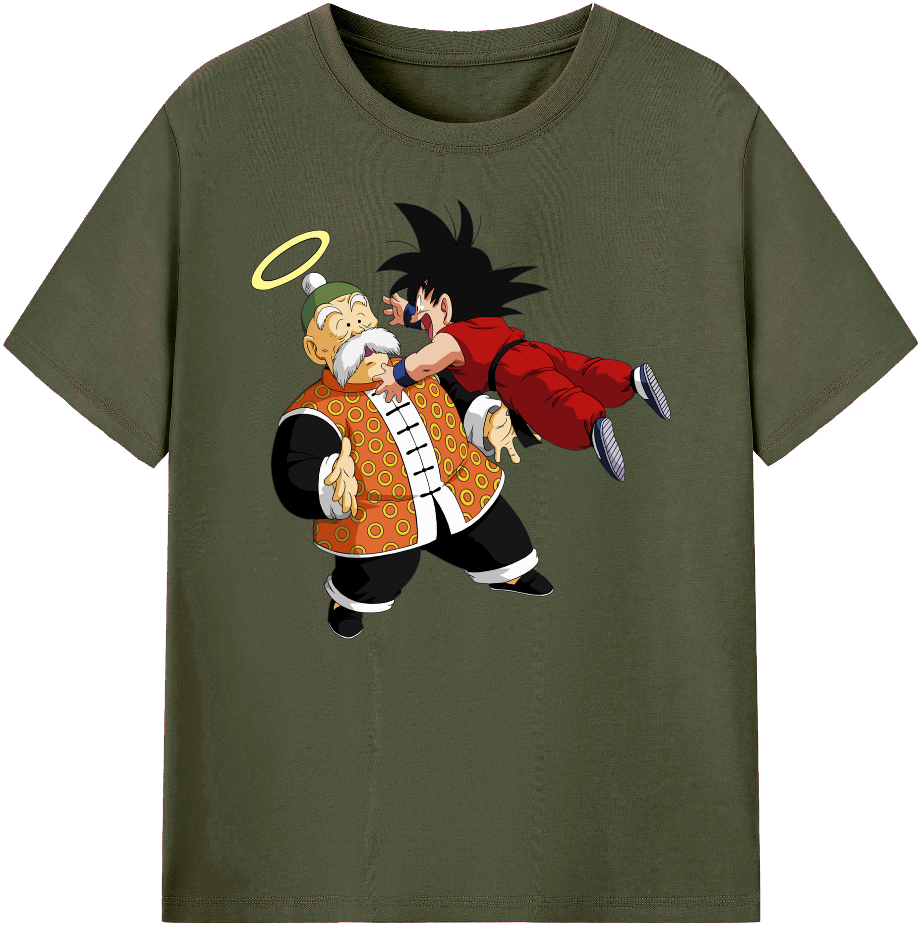 （画像用） ドラゴンボール 孫悟空（そん ごくう）Son Goku カカロット DRAGON BALL Kakarotto 綿100％ メンズ半袖Tシャツ｜肌触りやわらか＆通気性